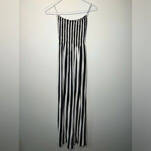 Strapless maxi dress